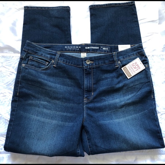 Sonoma Pants - NWT Sonoma Stretch jeans Size 16WS